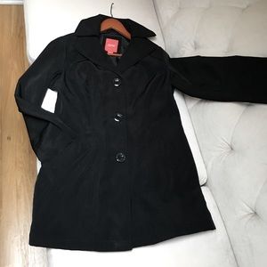 90’s Espirit Black Raincoat